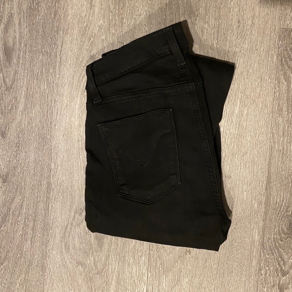 Hudson black ripped skinny jeans